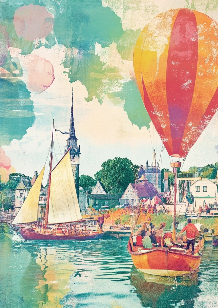 The art of Summer: Harbor of Dreams | Kaart Fripperies