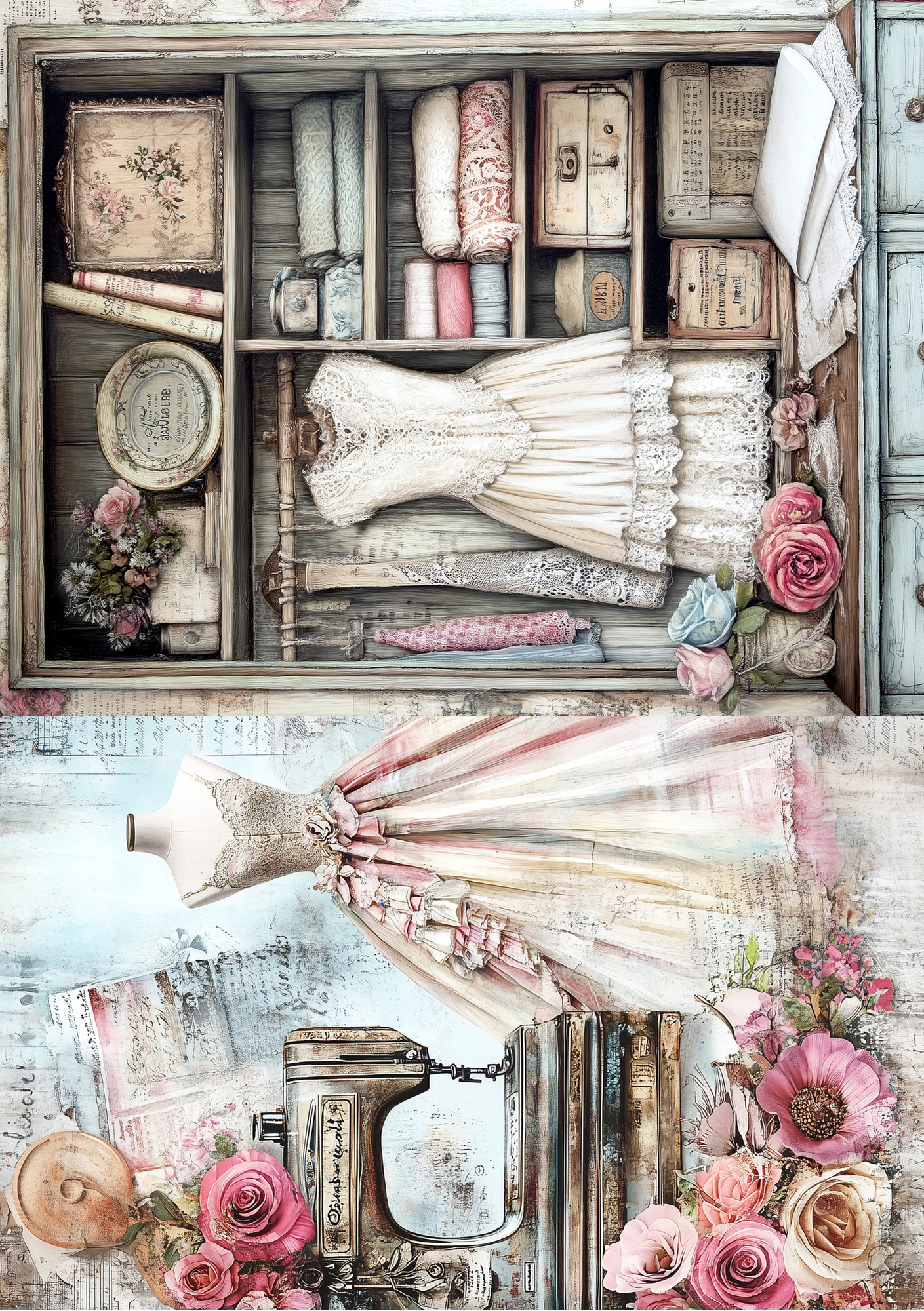 The Seamstress | Creative Paper Set Fripperies