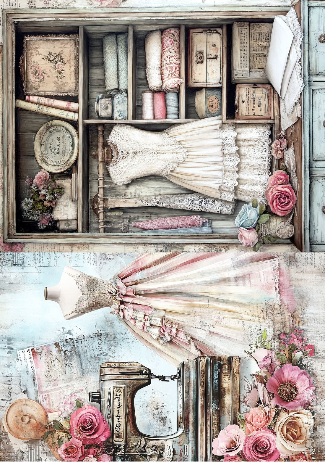 The Seamstress | Creative Paper Set Fripperies