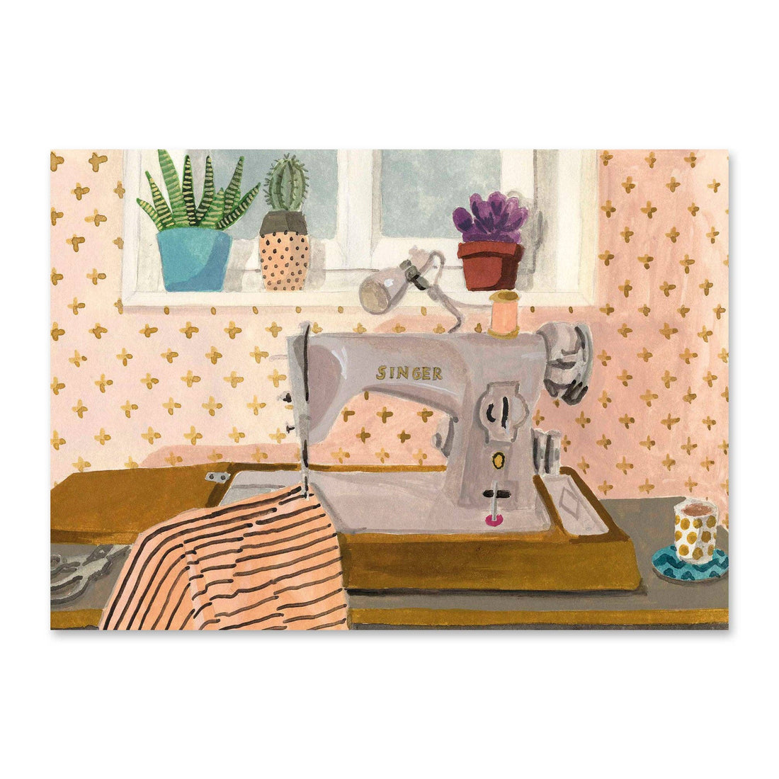Ansichtkaart The Seamstress