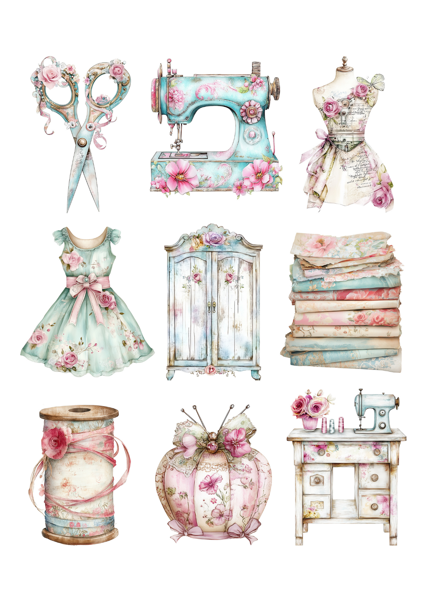 The Seamstress | Creative Paper Set Fripperies