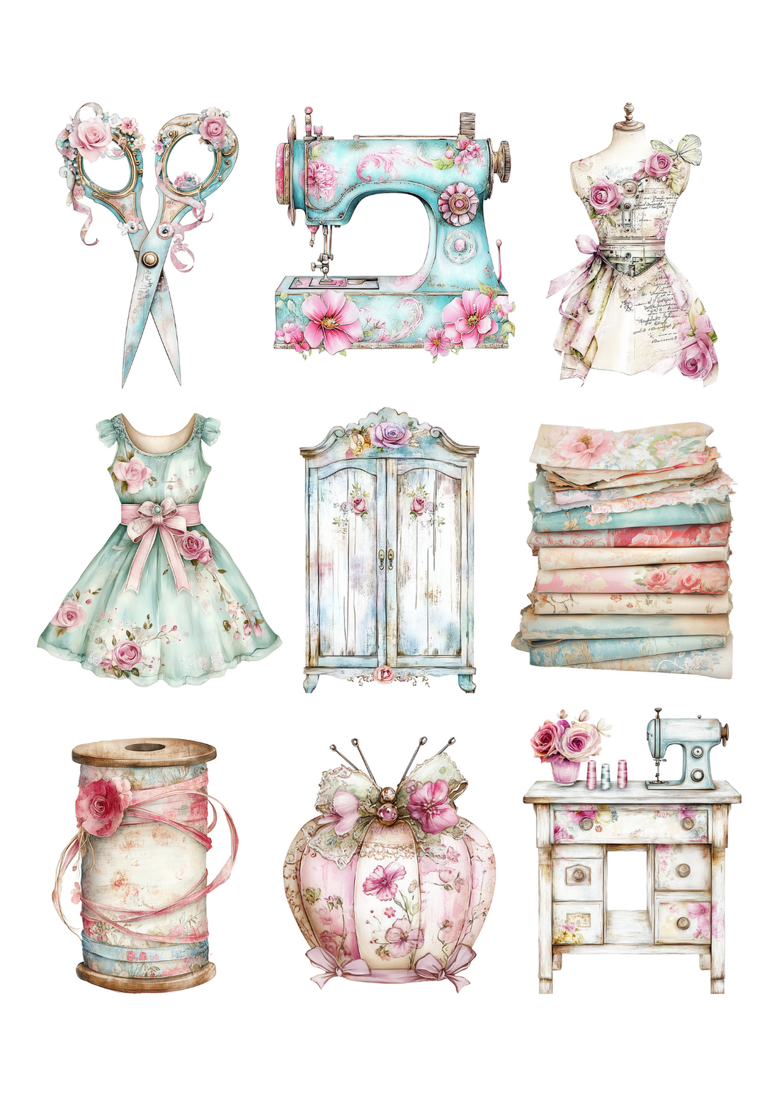The Seamstress | Creative Paper Set Fripperies