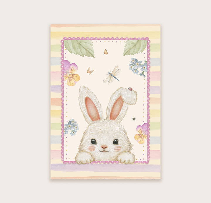 Ansichtkaart lentekonijntje | Kaart Appeloogje