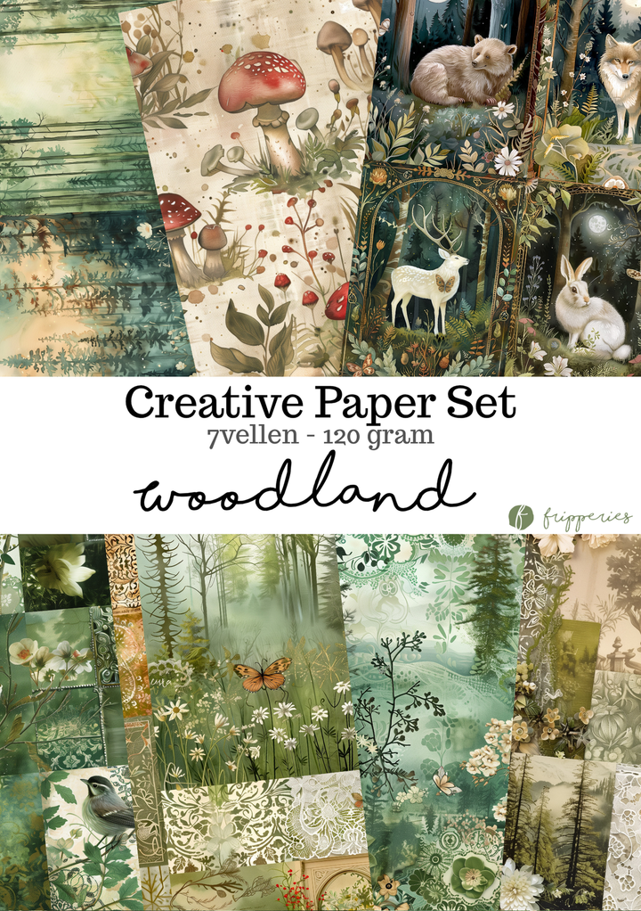 Woodland | Creative Paper Set Fripperies