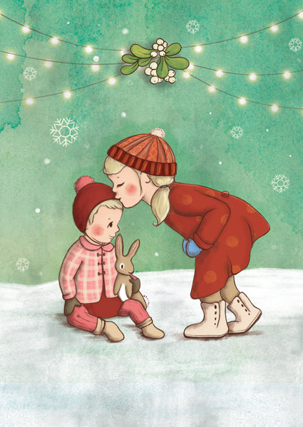 The Mistletoe | Kaart Belle & Boo