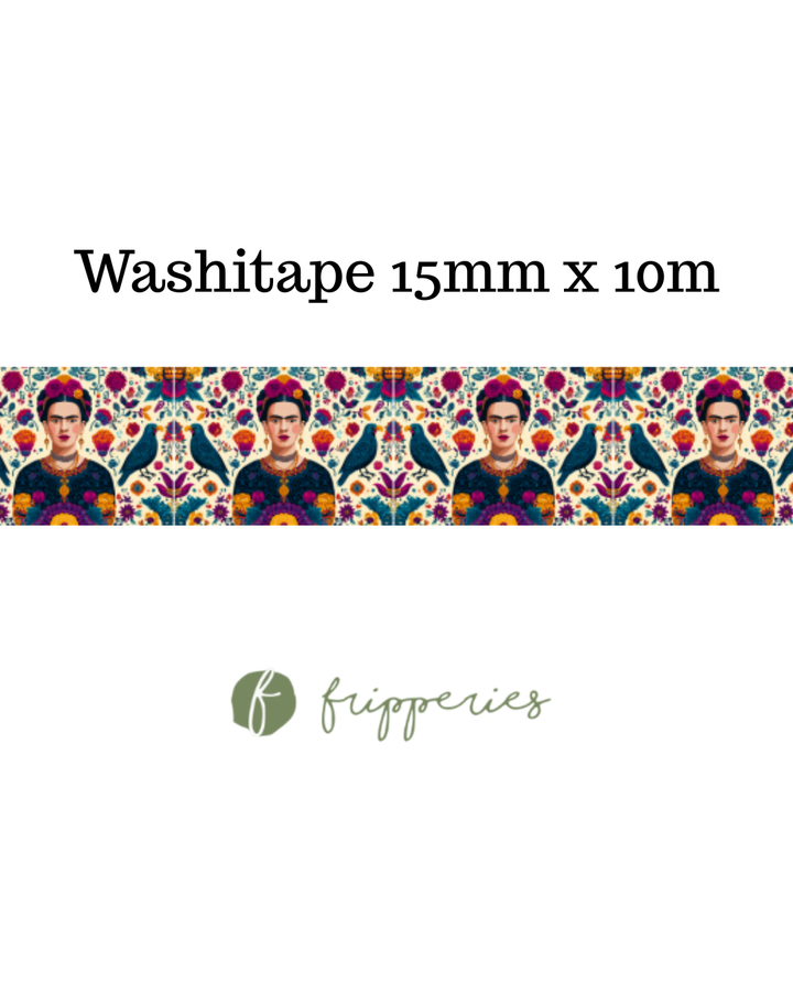 Frida Kahlo NO. 5 | Washitape Fripperies