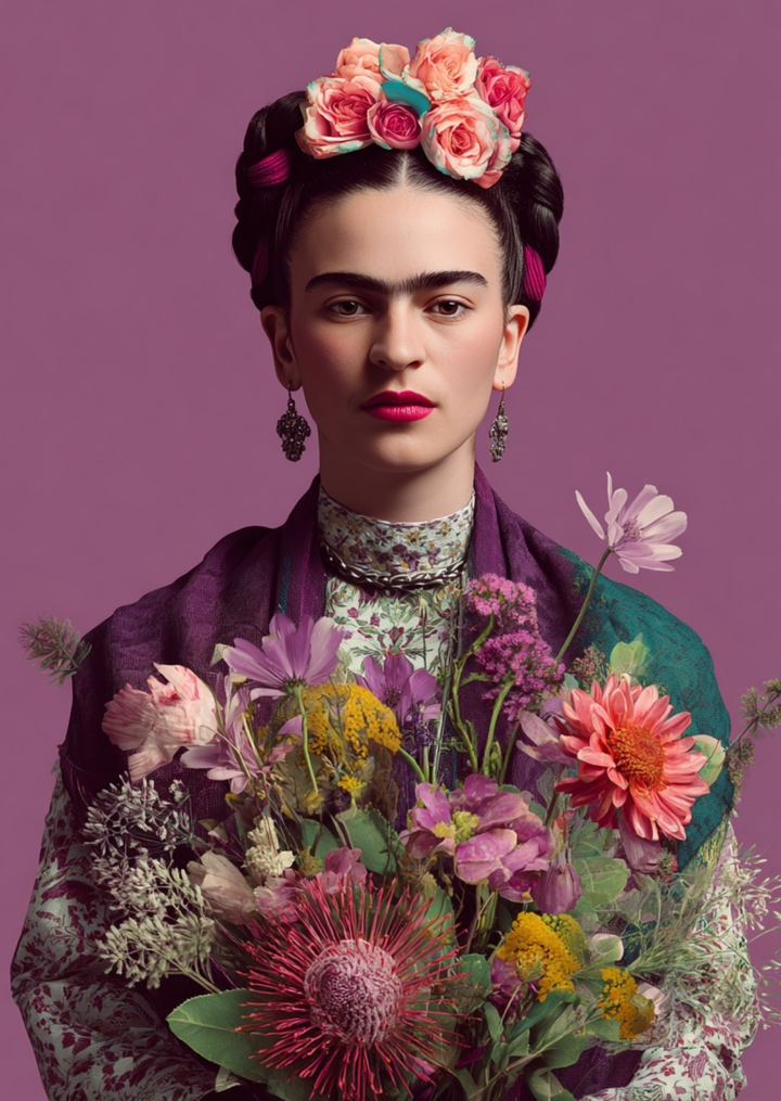 Frida Kahlo: Gentle Love | Kaart Fripperies
