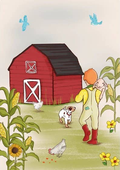 Ansichtkaart Familieboerderij | Kaart Belle & Boo