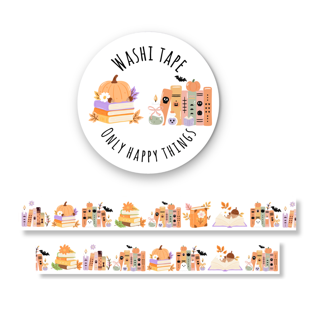 Washi-tape herfst boeken
