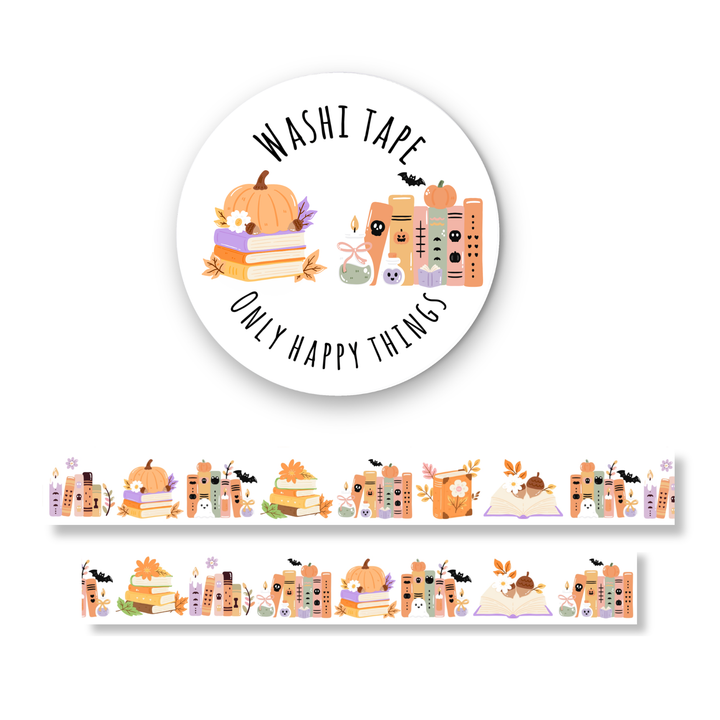 Washi-tape herfst boeken