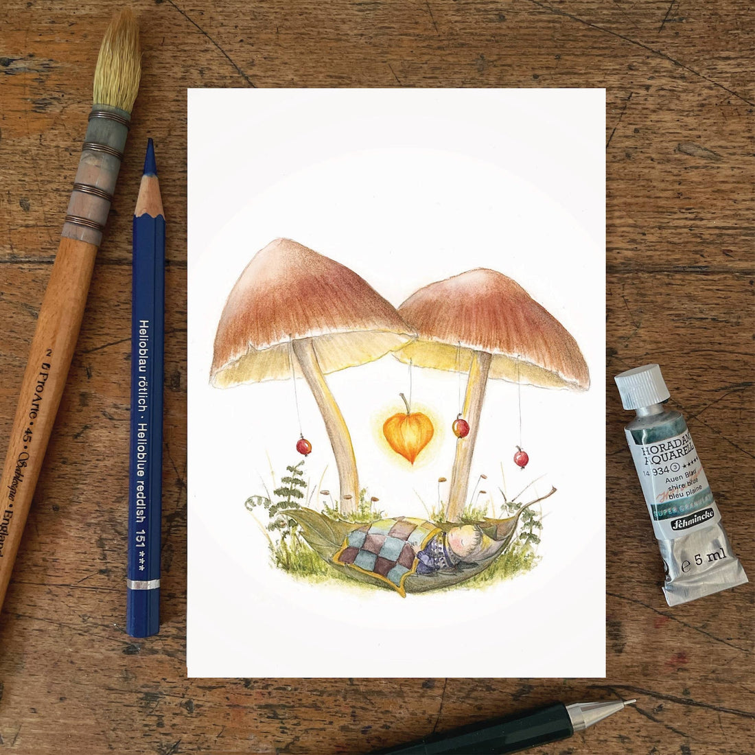 Naptime | Kaart Mhairi Hellbrandt Illustration