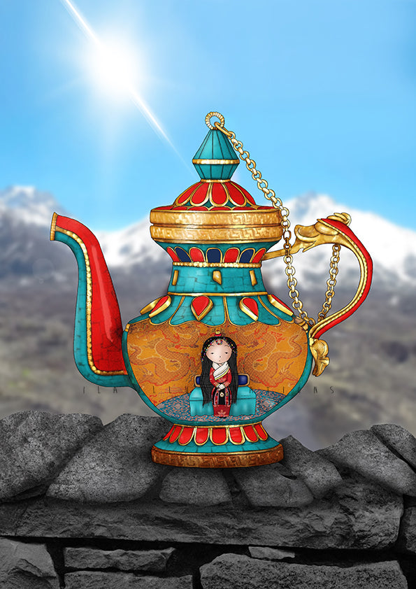 261 - The Tibetan Princess | Kaart Ila Illustrations