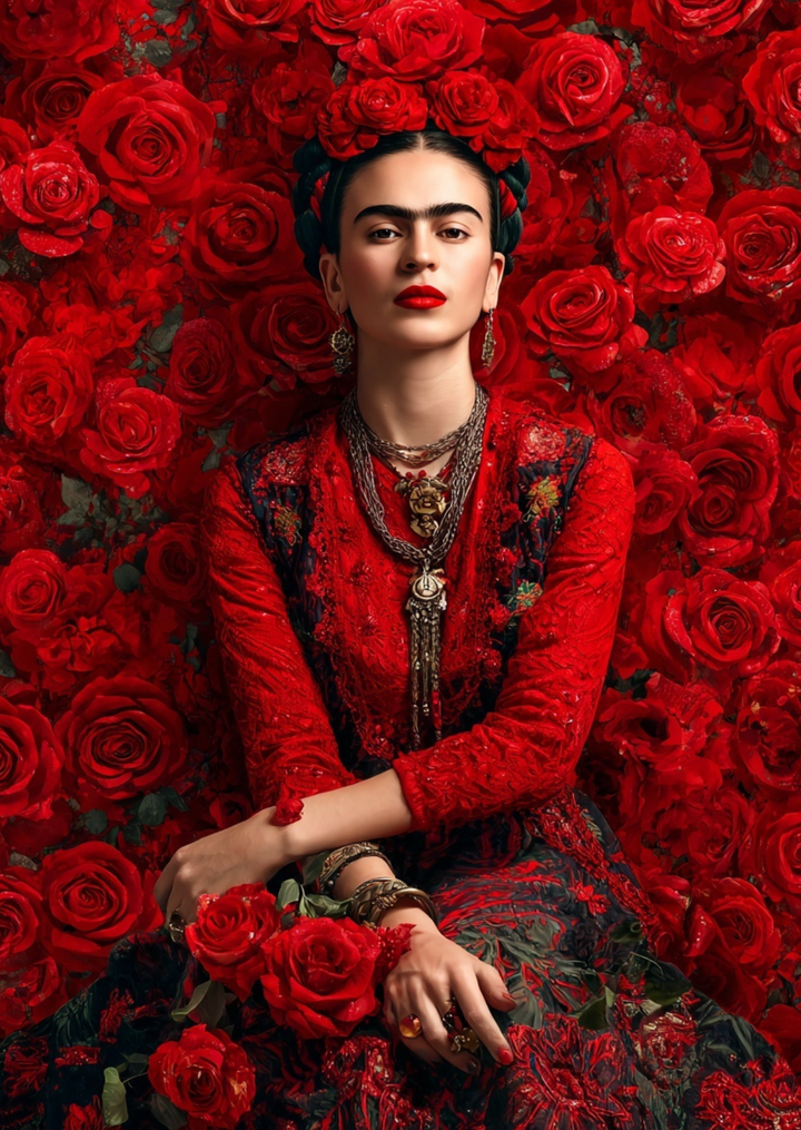 Frida Kahlo: Soft as Roses | Kaart Fripperies