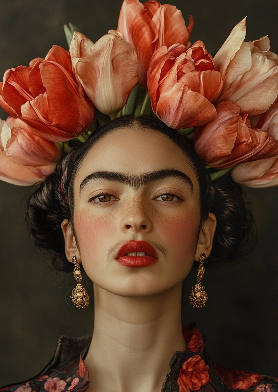 Frida Kahlo: Tulip Majesty | Kaart Fripperies
