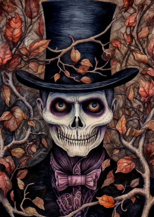 Halloween Skelet | Kaart Fripperies