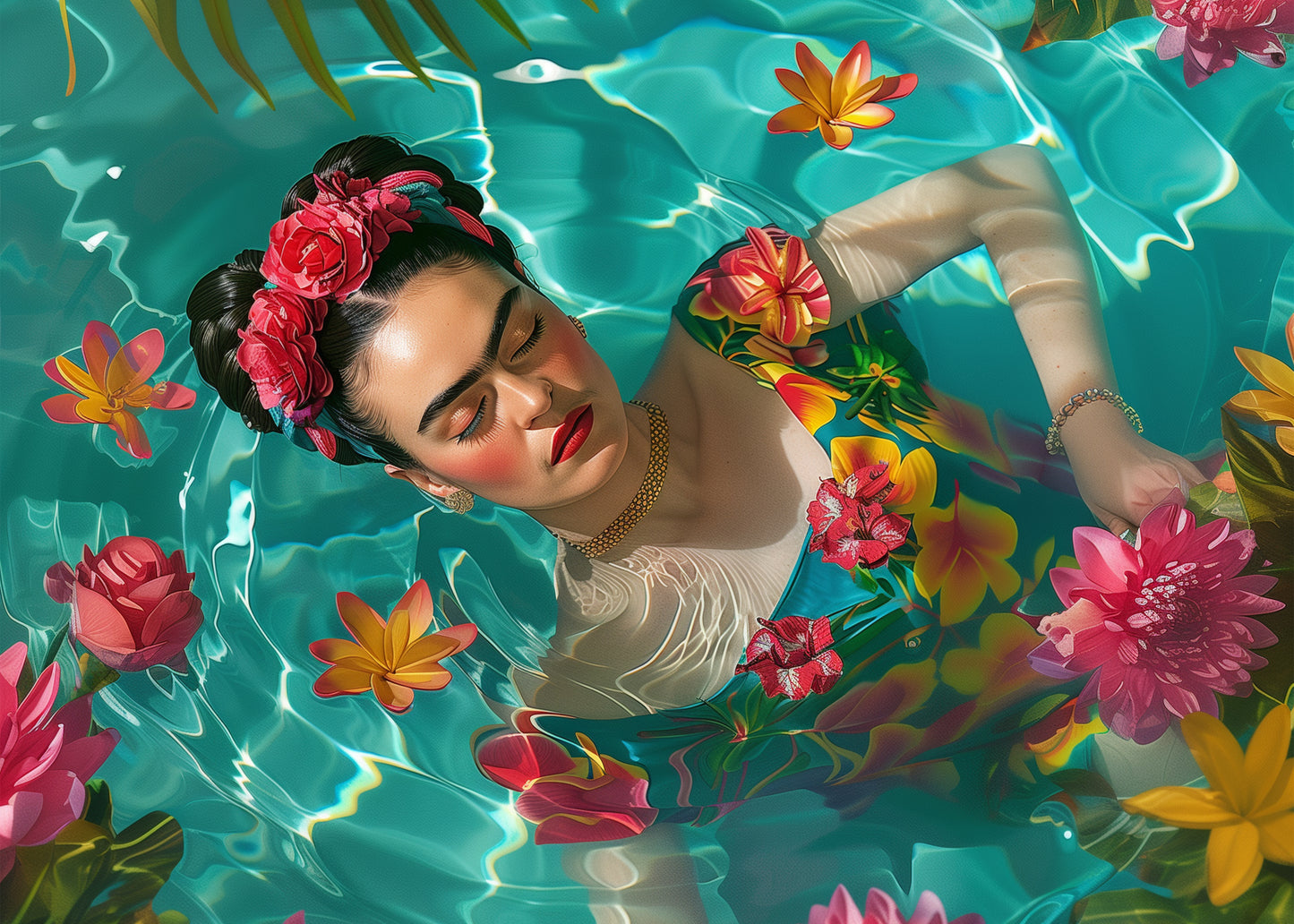 Frida Kahlo: Floating | Kaart Fripperies