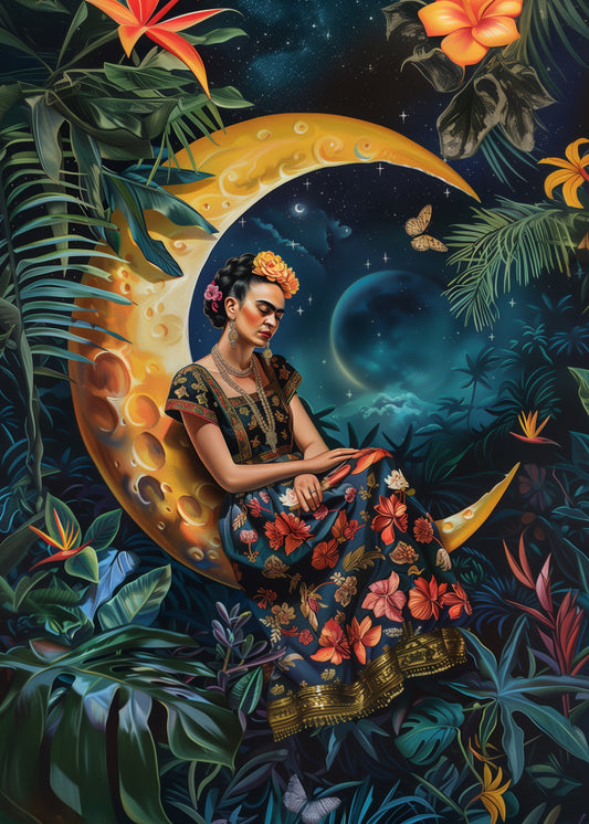 Frida Kahlo: Moon | Kaart Fripperies