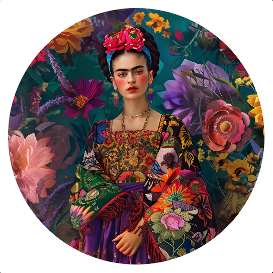Frida Kahlo: Independent | Sluitstickers 10st.