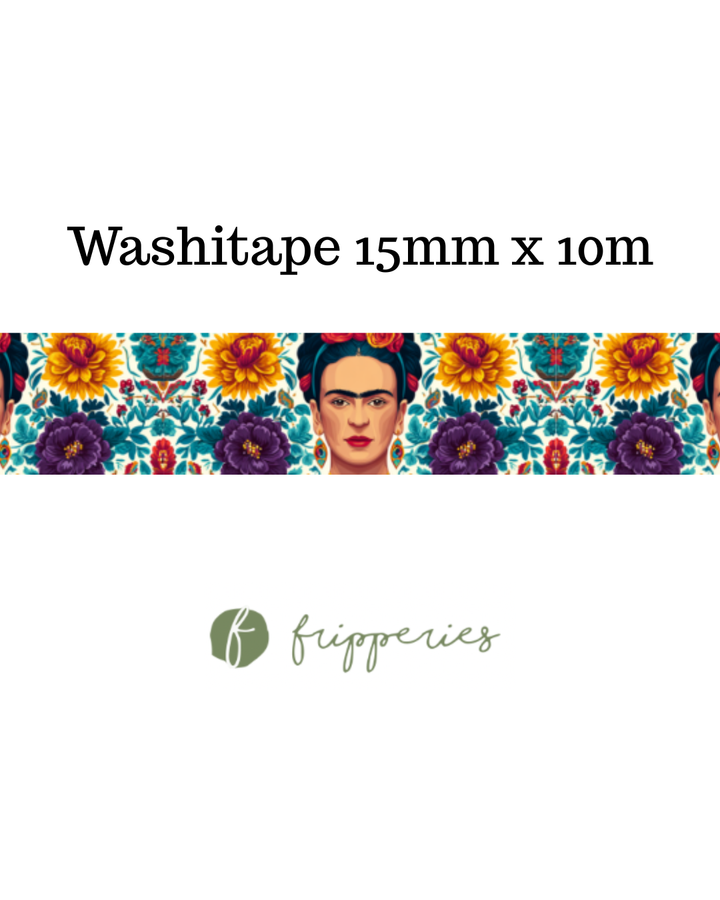 Frida Kahlo NO. 6 | Washitape Fripperies