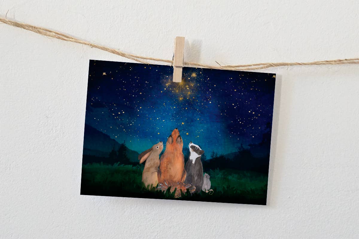 Kaart Sterren kijken | Kaart Lotte Drouen