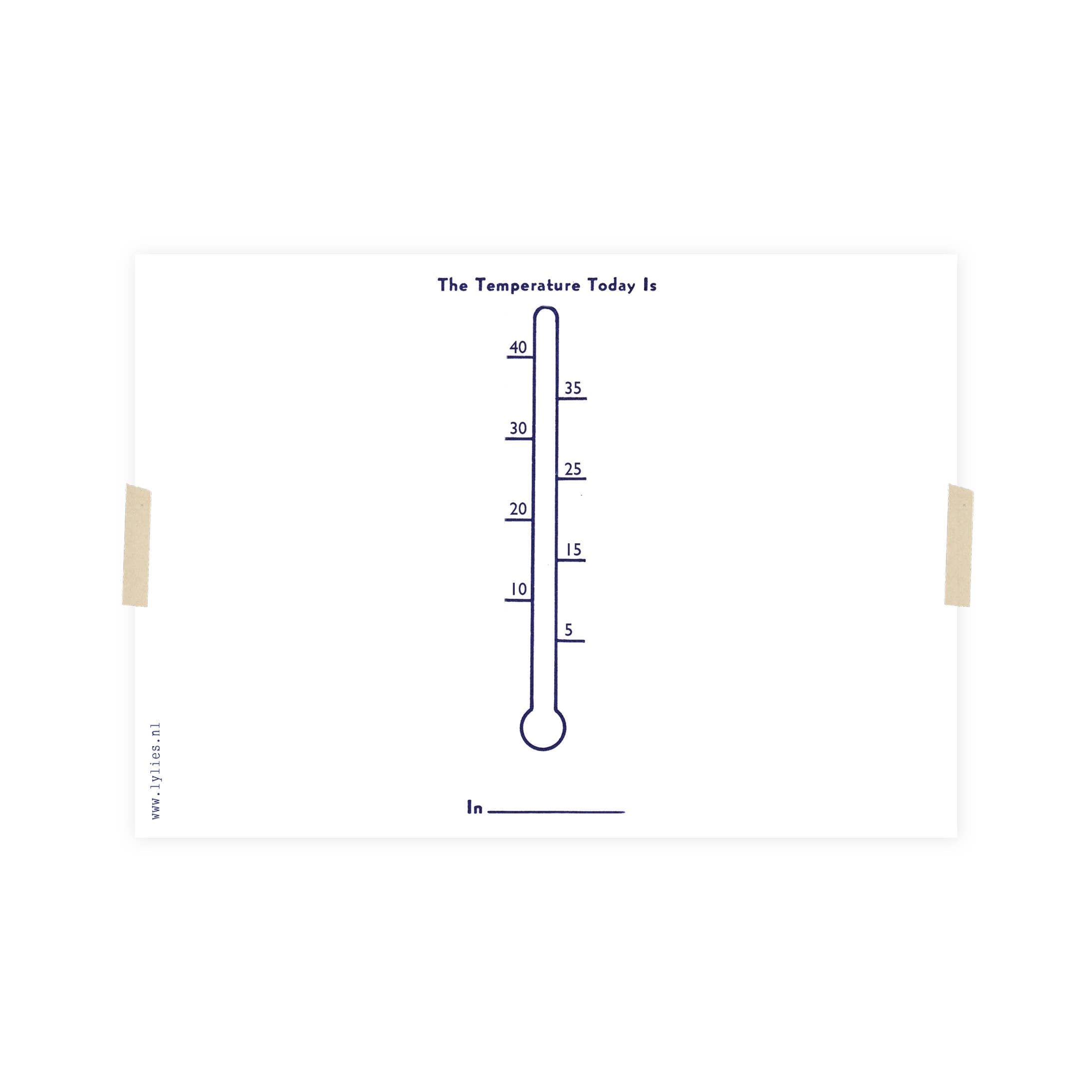 Postcard collage zwemmende visjes met zwembroekjes