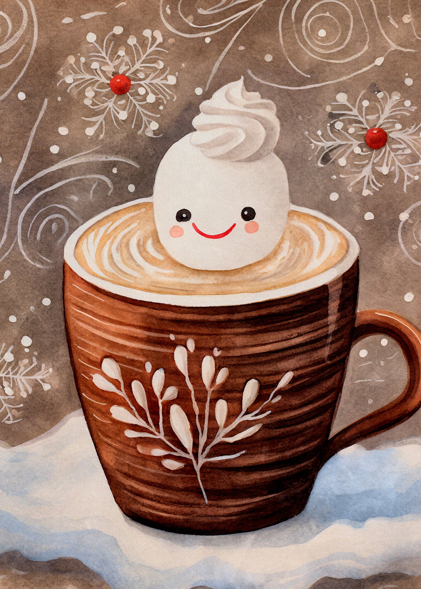 Christmas Time: Hot Chocolate | Kaart Fripperies
