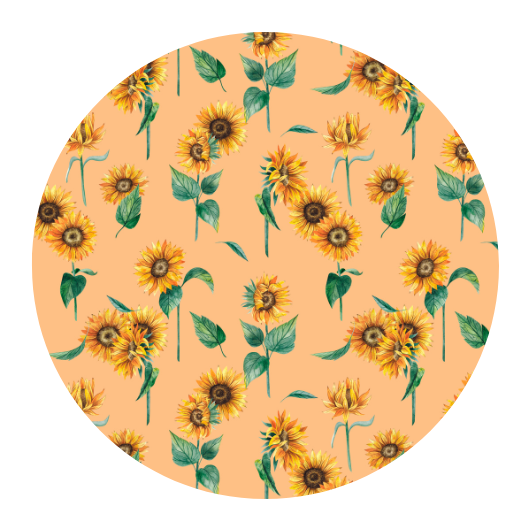 Zonnebloemen | Sluitstickers 10st.