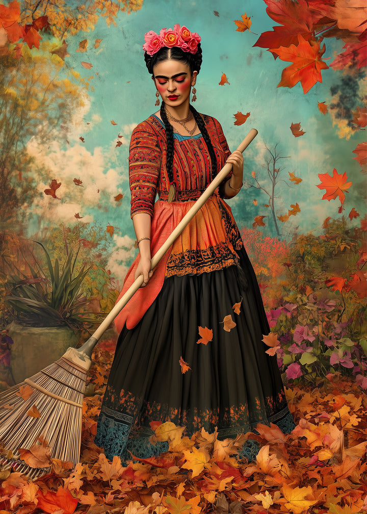 Frida Kahlo: Autumn Leaves | Kaart Fripperies