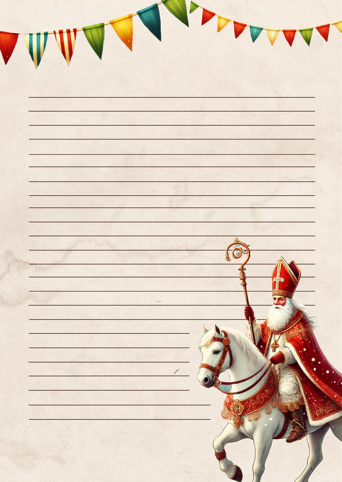 Sinterklaas | Briefpapier Fripperies