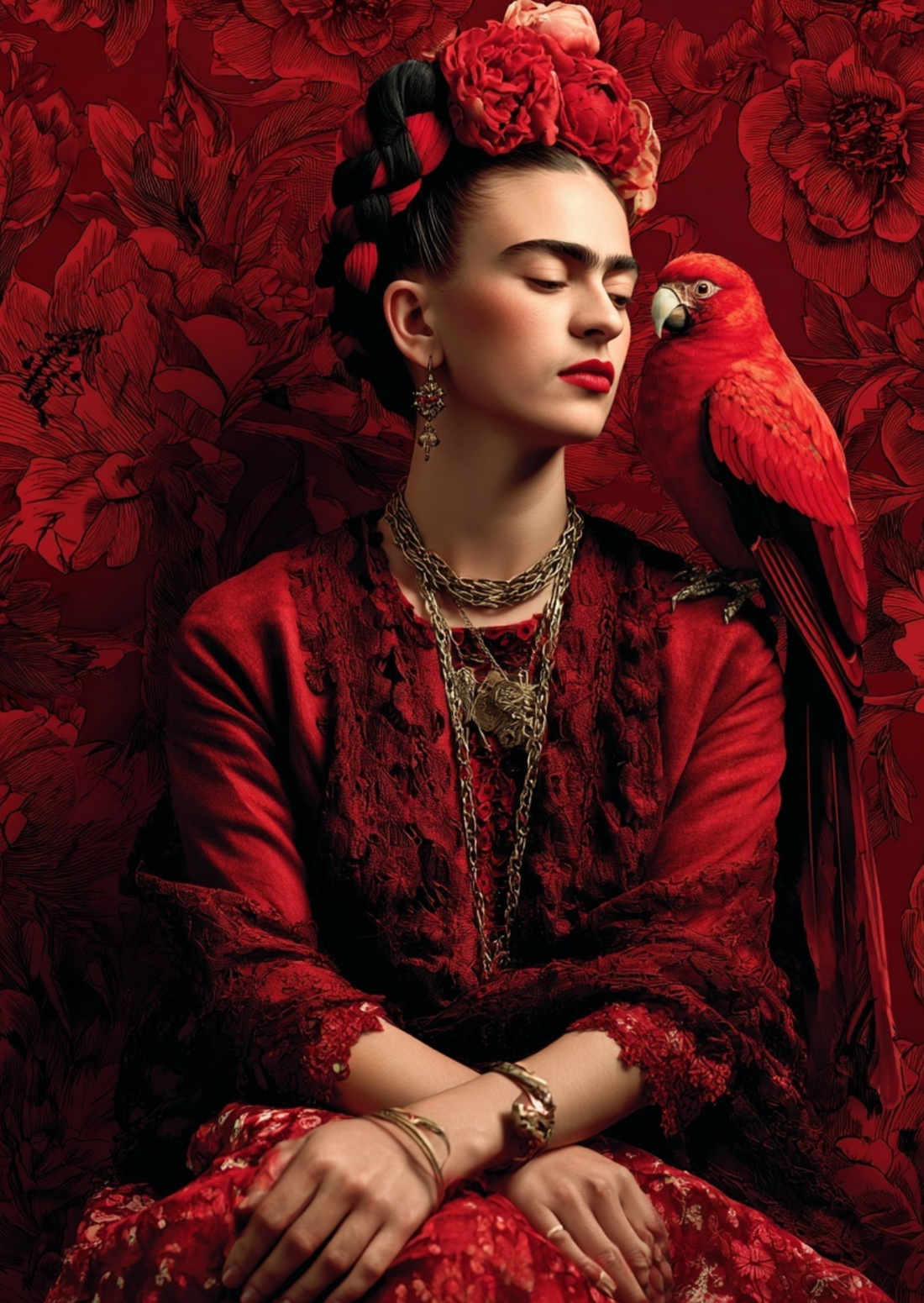 Frida Kahlo: Exotic Love | Kaart Fripperies