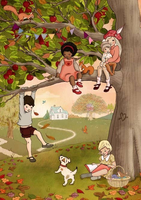 Ansichtkaart Boomgaardmiddagen | Kaart Belle & Boo