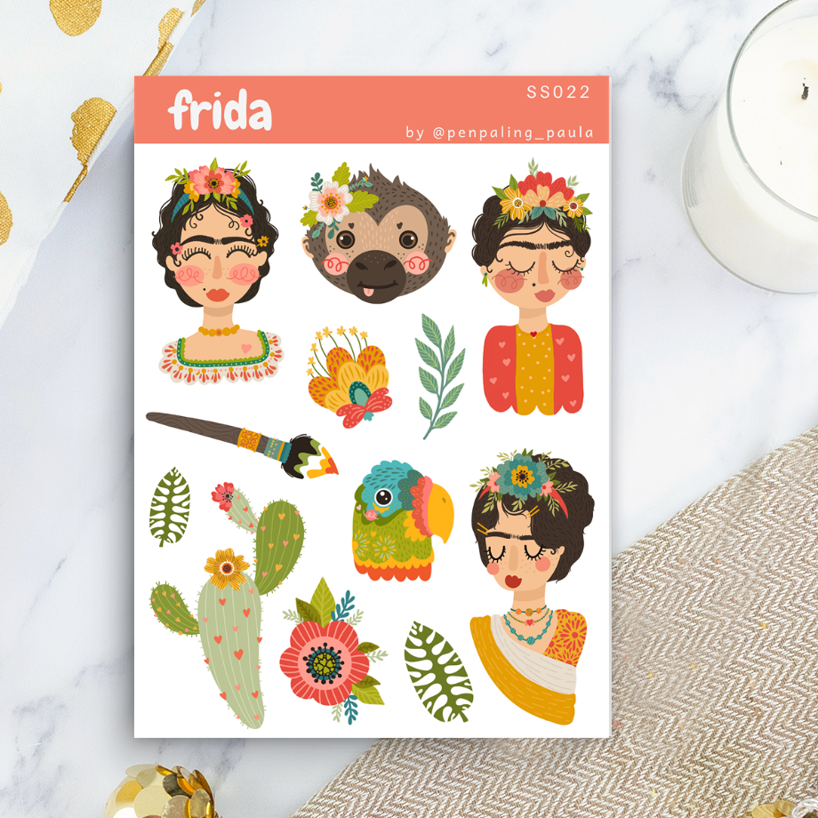 Frida - Stickervel