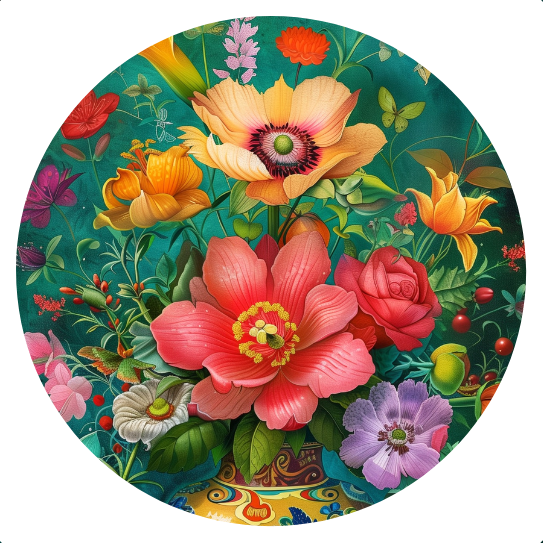 Flowers of the Dutch NO. 08 | Sluitstickers 10st.