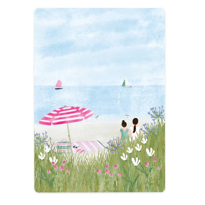 The Lemonbird kaart at the beach | Kaart The Lemonbird