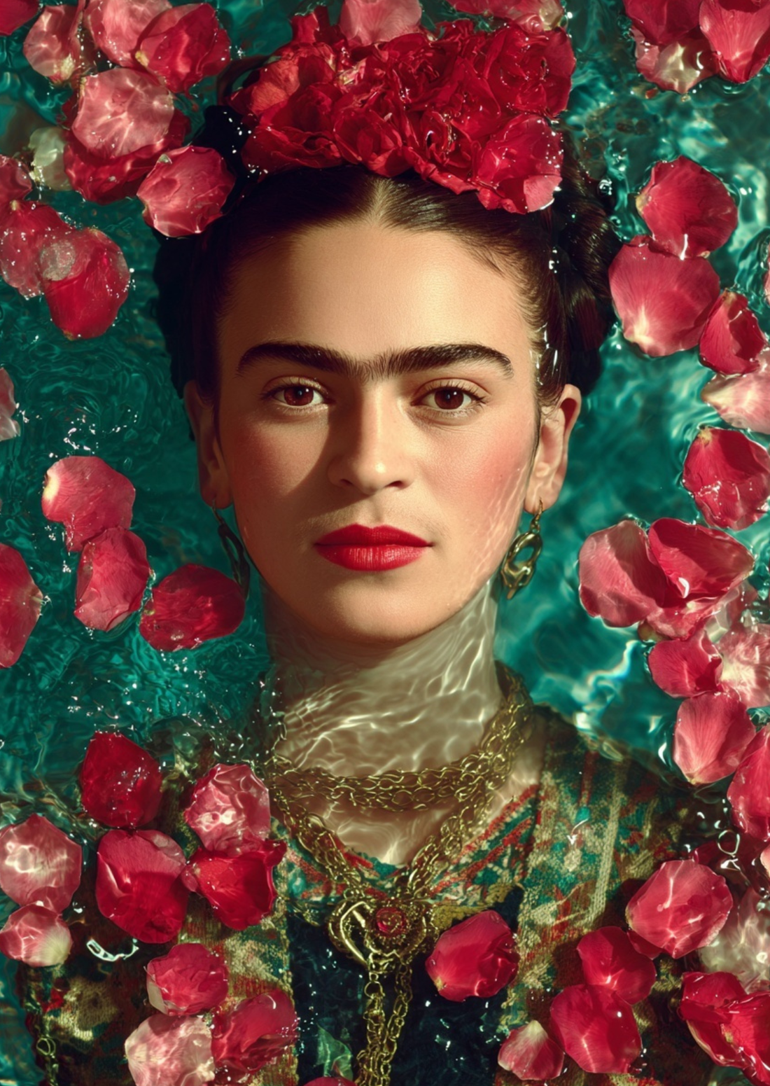 Frida Kahlo: Rose Reflections | Kaart Fripperies