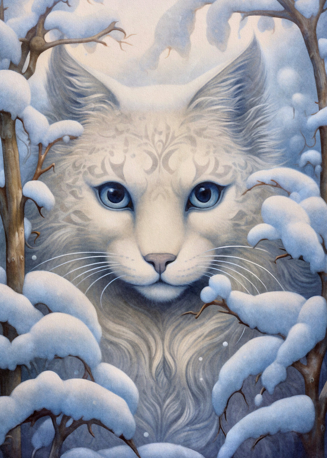 Snow Animals: Lynx | Kaart Fripperies