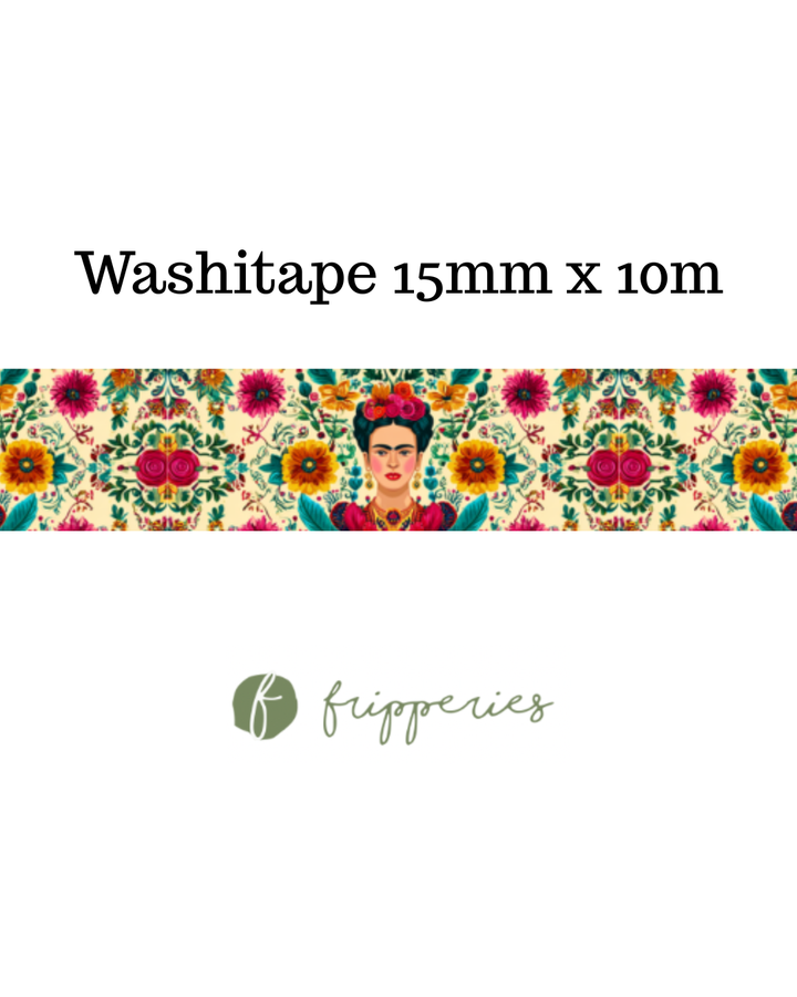 Frida Kahlo NO. 7 | Washitape Fripperies