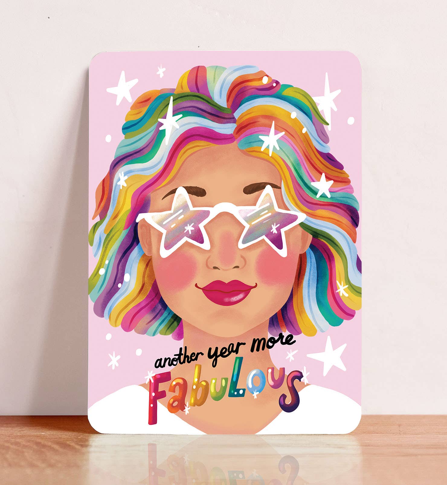 Kaart felicitatie verjaardag vrouw fabulous ansichtkaart