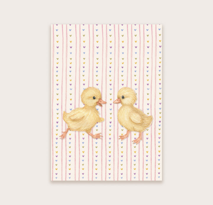 Ansichtkaart eendjes | Kaart Appeloogje