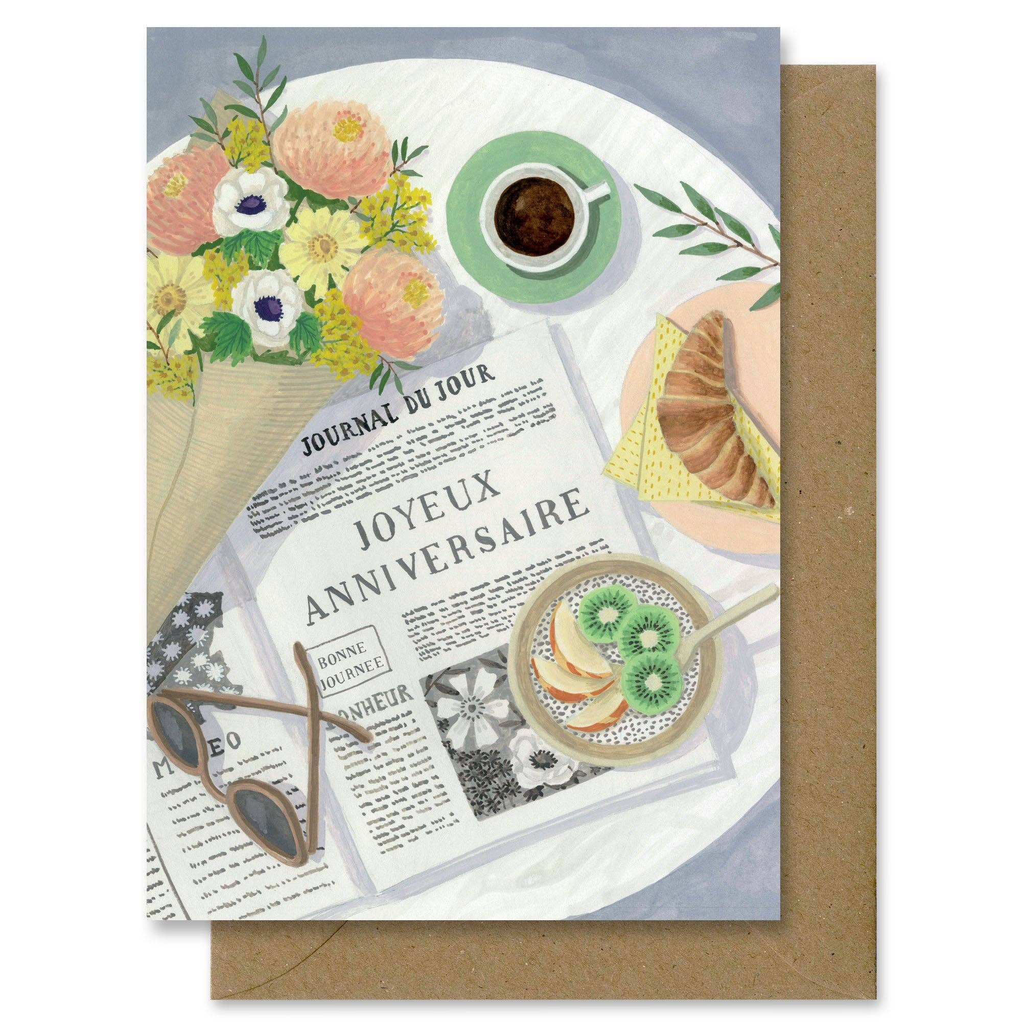 Verjaardagskaart: Zonder envelop