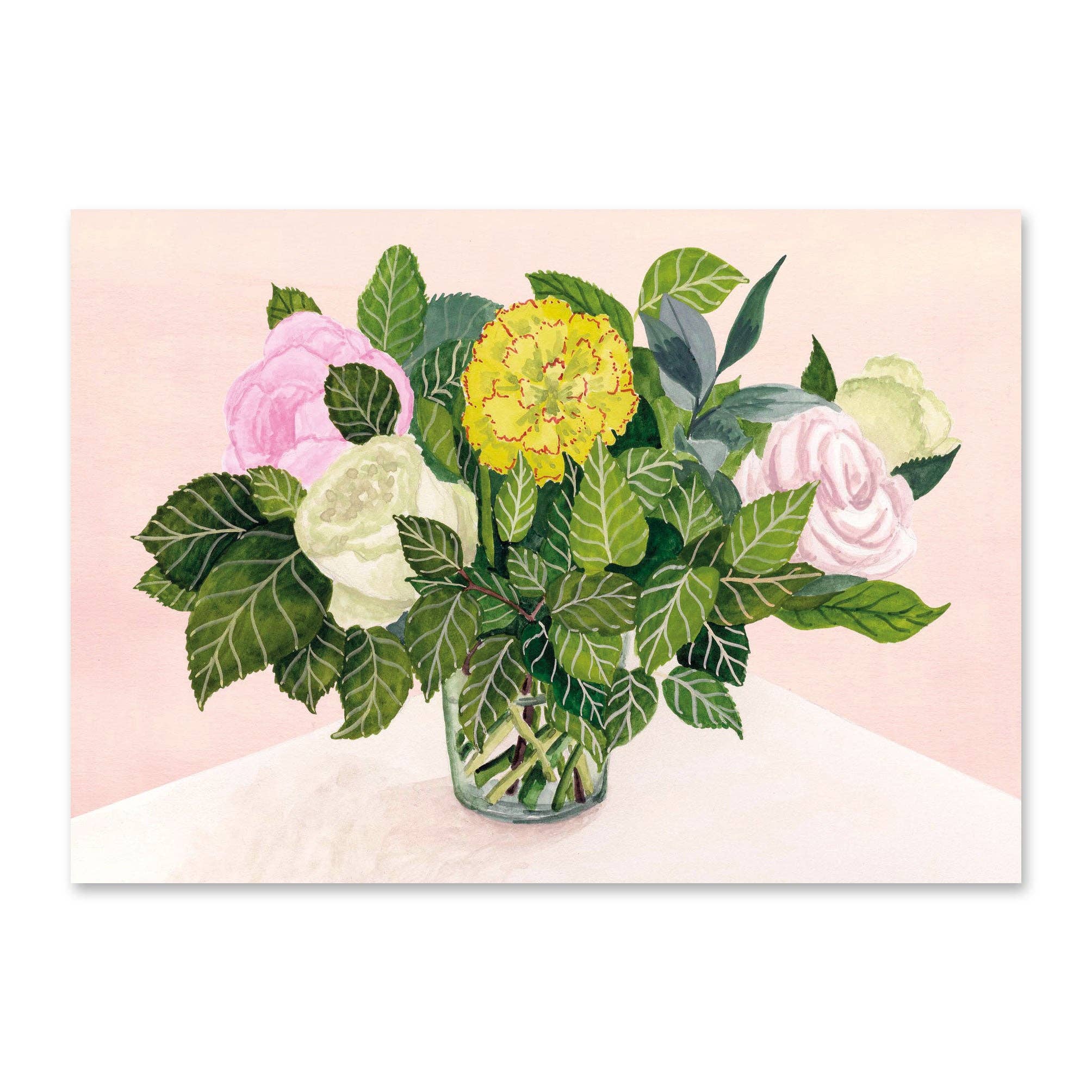 Mooie bloemen ansichtkaart