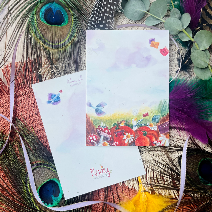 Herfstpost | Postkaart A6 Romyillustrations