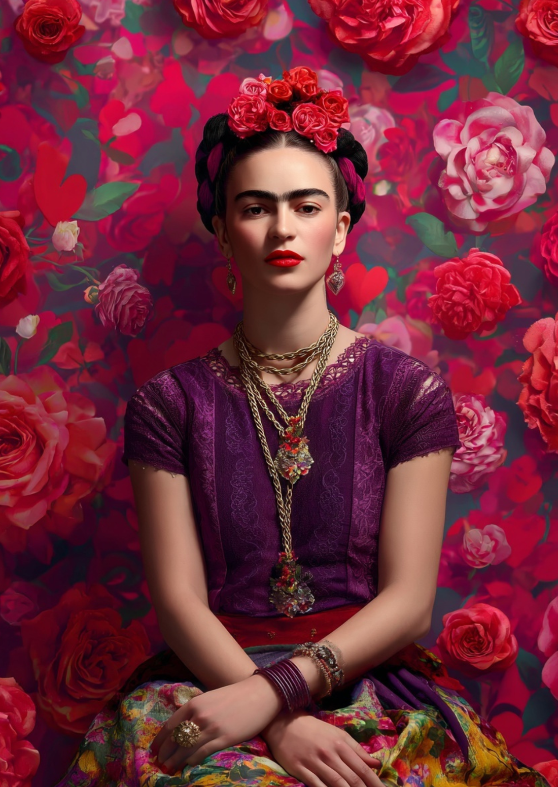 Frida Kahlo: Velvet Roses | Kaart Fripperies