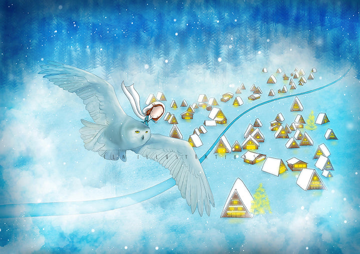 242 - Silent night | Kaart Ila Illustrations