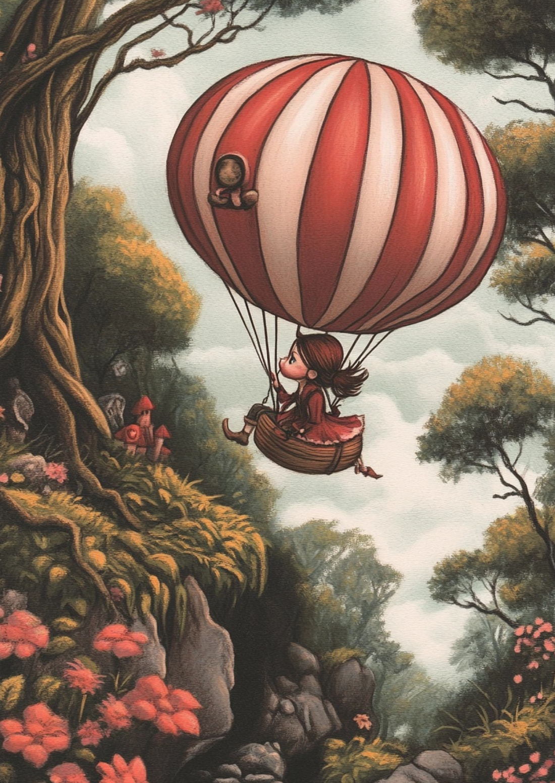 Whimsy Woodland: Drifting Beyond the Canopy | Kaart Fripperies