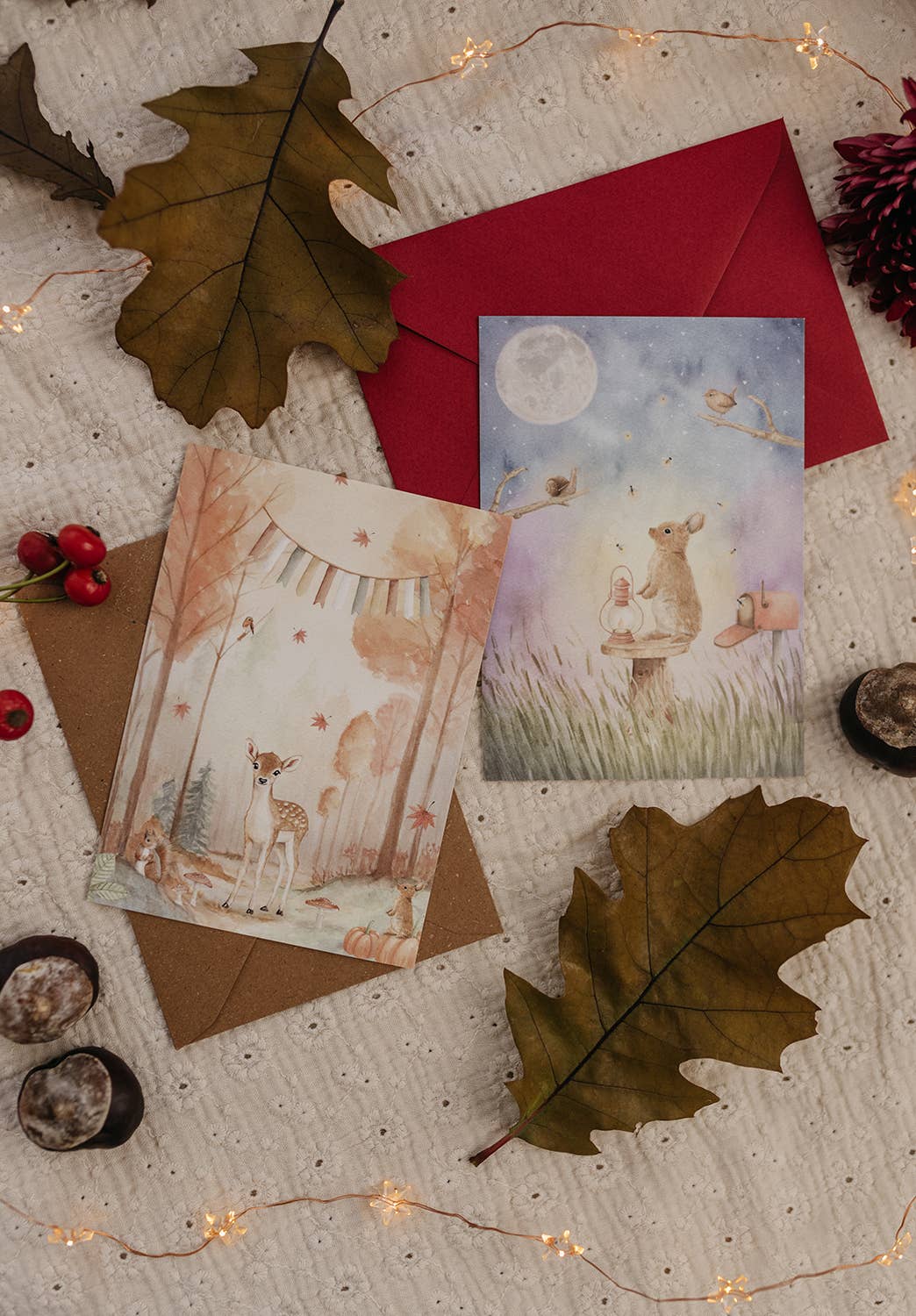 Ansichtkaart vuurvliegjes | Kaart Appeloogje