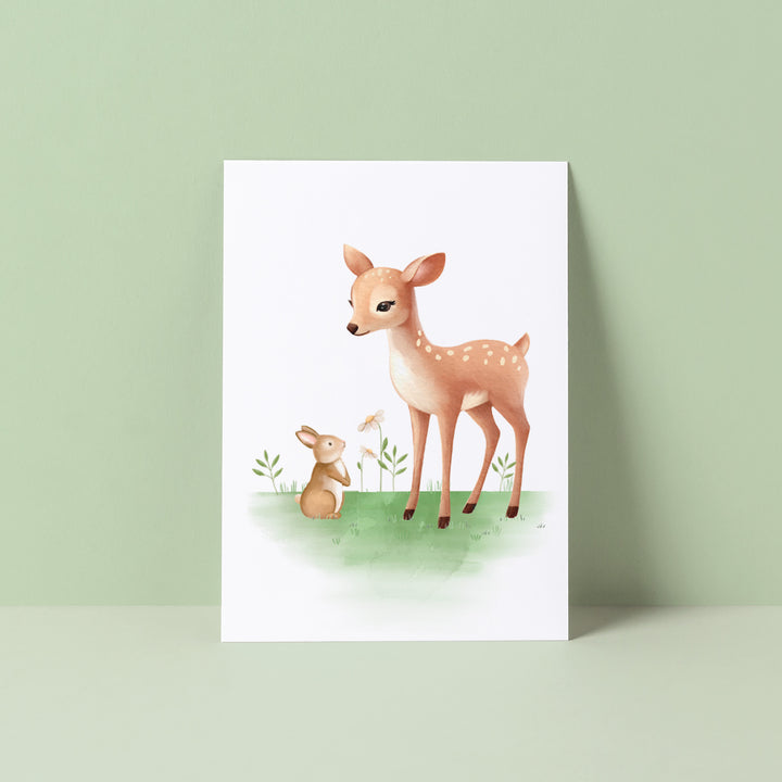 Hert & Konijn | Kaart Studio Poppybird