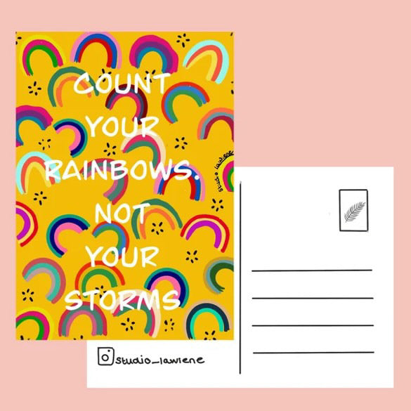 Count your rainbows | Kaart Studio LaWiene