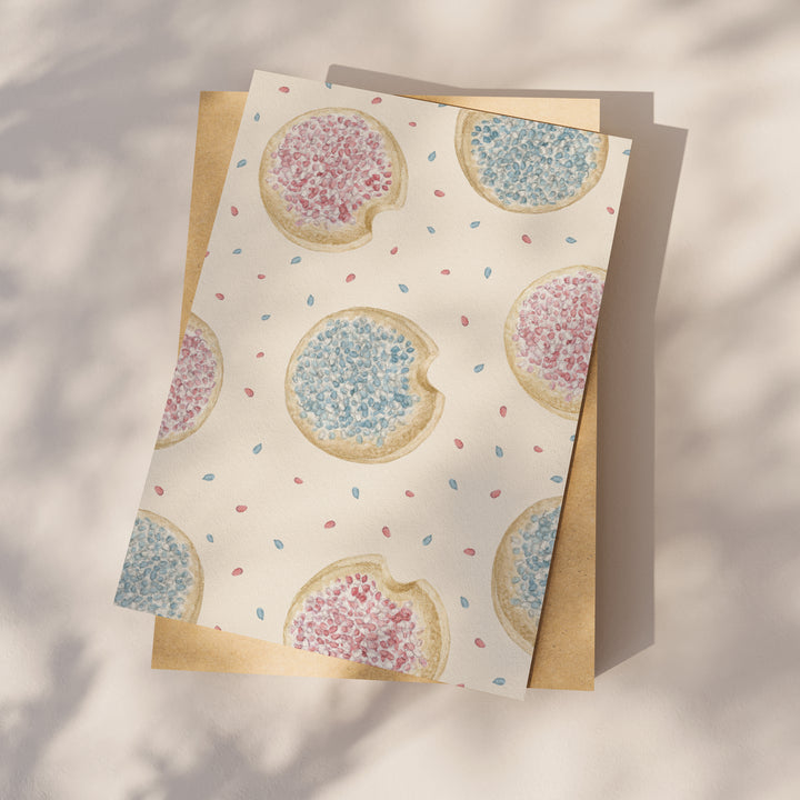 Ansichtkaart beschuit met muisjes | Kaart Appeloogje