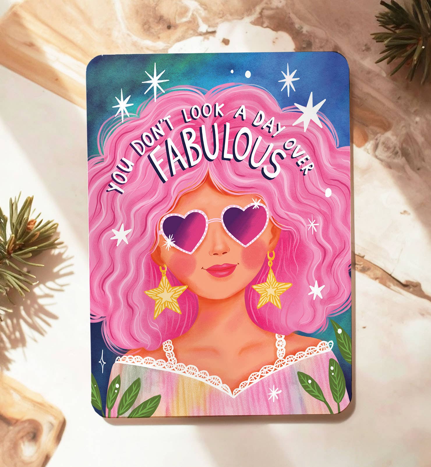 Kaart verjaardag vrouw fabulous grappig zomaar ansichtkaart